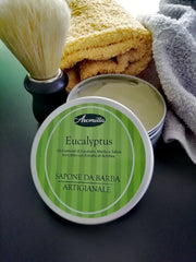 Sapone barba artigianale eucalipto lavanda salvia rasatura